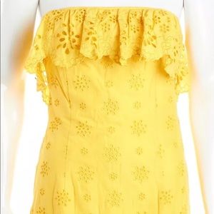 Milly of New York Ruffle Eyelet Dress